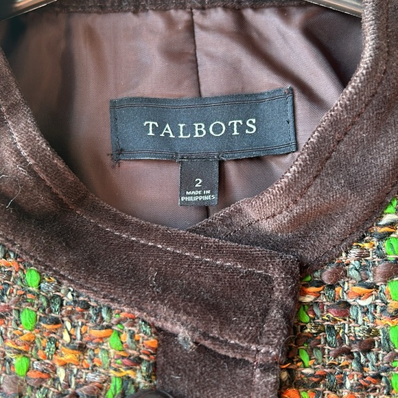 Talbots chocolate brown dress jacket - Picture 2 of 5